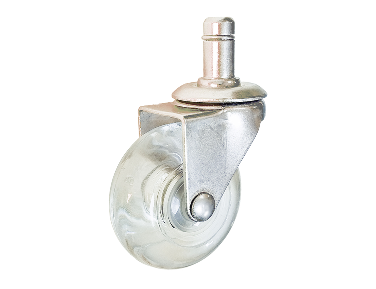 Lenkrolle inline Skaterrad – Bundstift – transparent