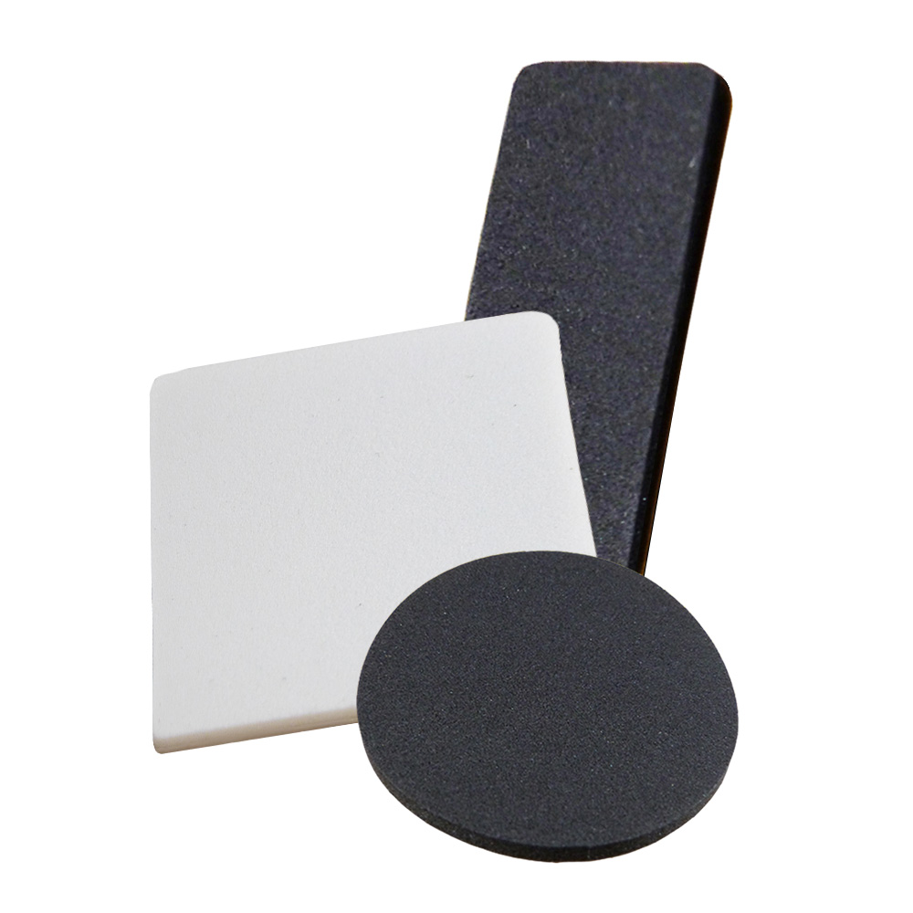 Antirutsch-Pads, selbstklebend, schwarz, Ø 28 mm