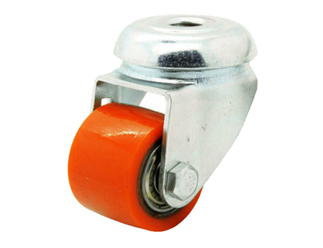 Mini Schwerlast Apparate-Lenkrolle - Rückenloch