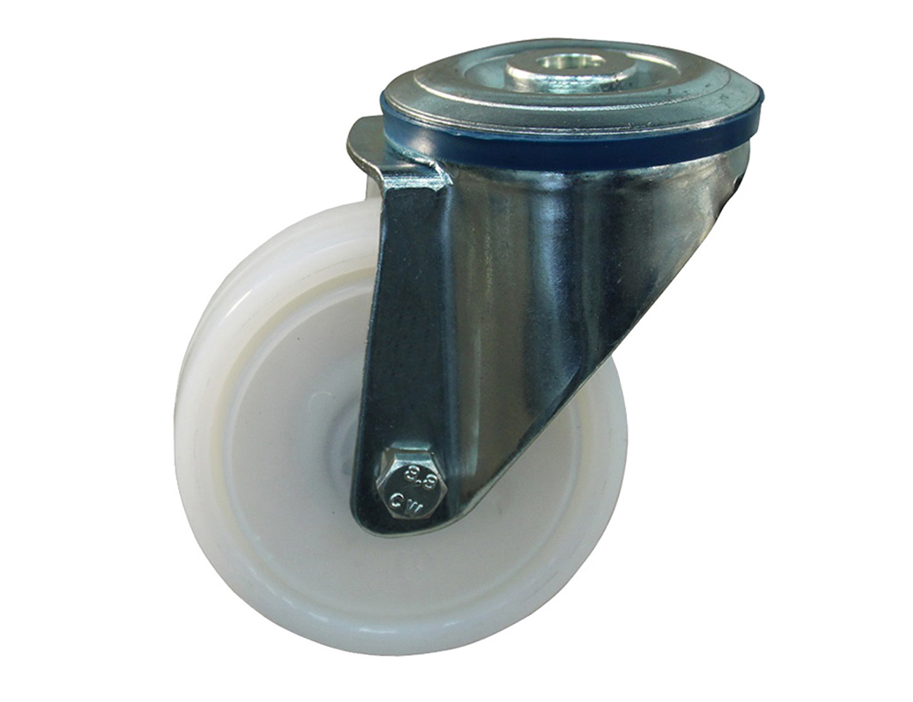 Lenkrolle – Rückenloch – Polyamid-Rad